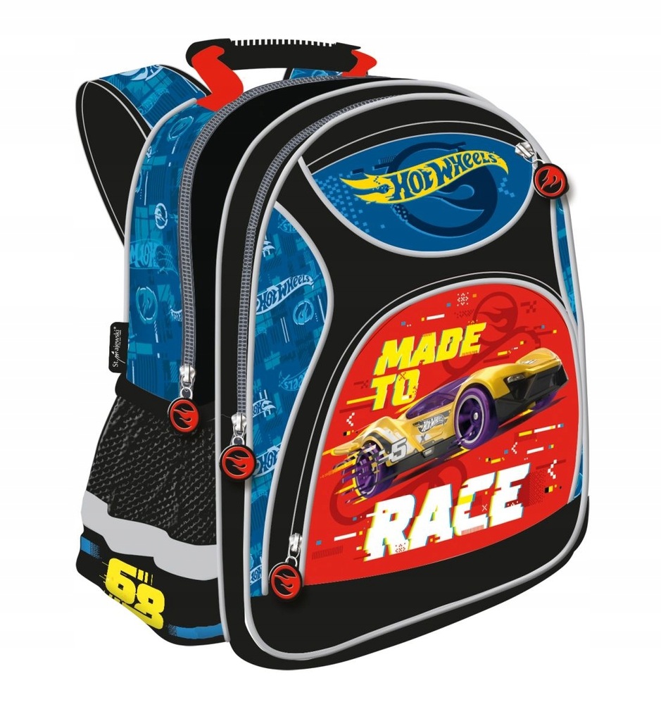Plecak szkolny HOT WHEELS Samochody Wyścigowe