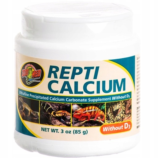 ZOOMED Repti calcium bez D3 85g wapno #REPTILiTY
