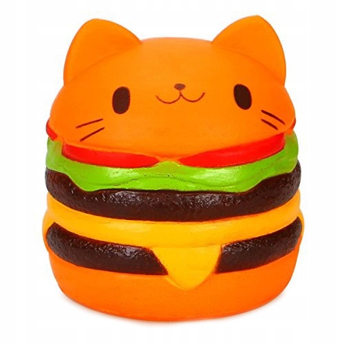 SQUISHY GNIOTEK ANTYST. HAMBURGER KOTBURGER z PL