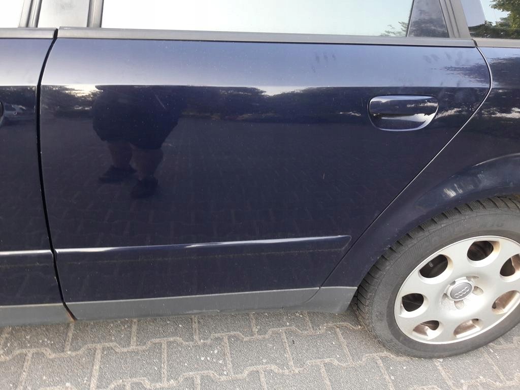 DRZWI AUDI A4 B6 KOMBI LY5K KOMPLETNE LEWY TYŁ