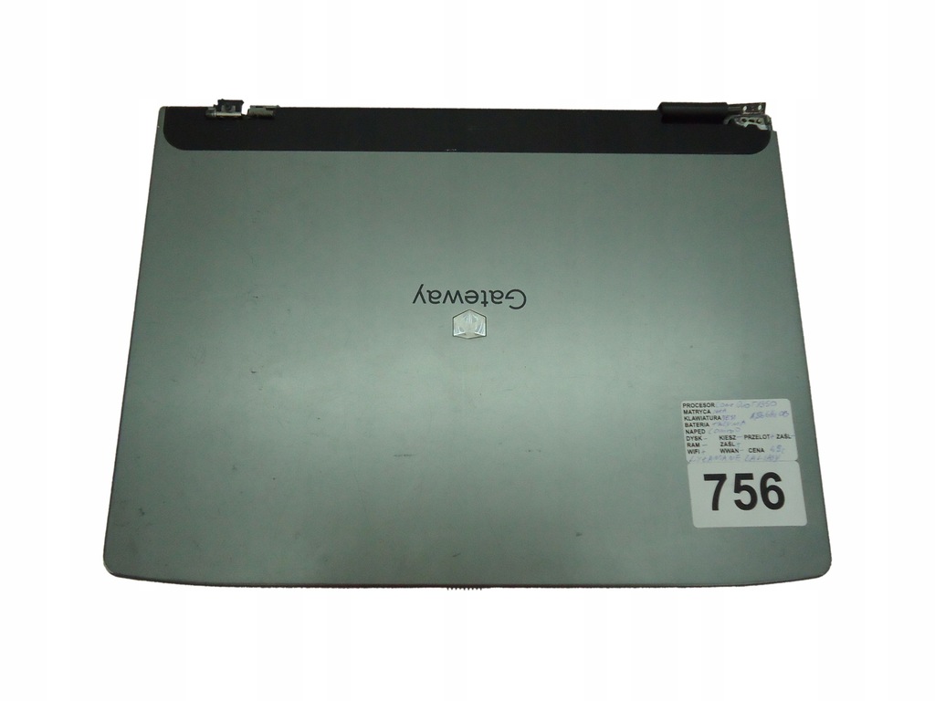 LAPTOP GATEWAY MA7 (756)