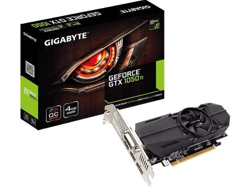 Gigabyte GeForce GTX 1050 Ti OC 4GB Niski Profil