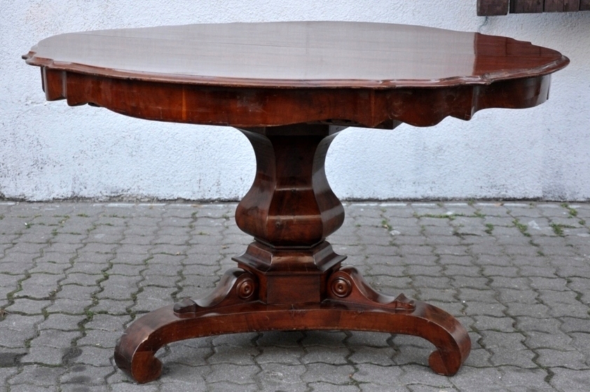 Stół biedermeier mahoń XIX w