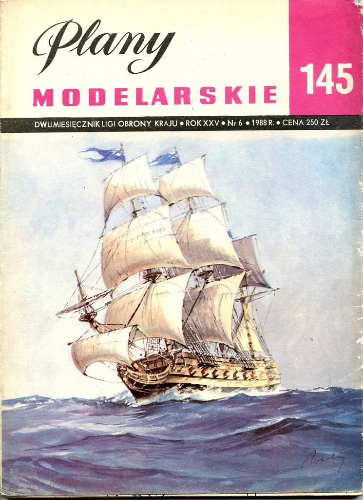 PLANY MODELARSKIE Nr 145/1988