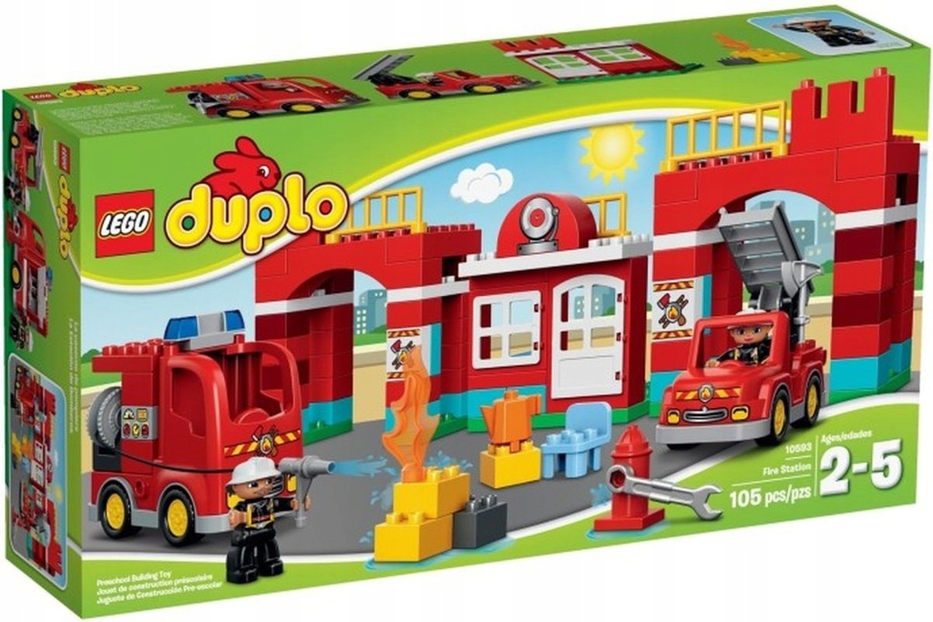 KLOCKI LEGO DUPLO 10593 REMIZA STRAŻACKA