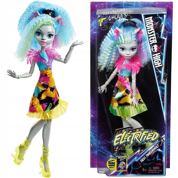 MONSTER HIGH ZELEKTRYZOWANA SILVI TIMBERWOLF LALKA