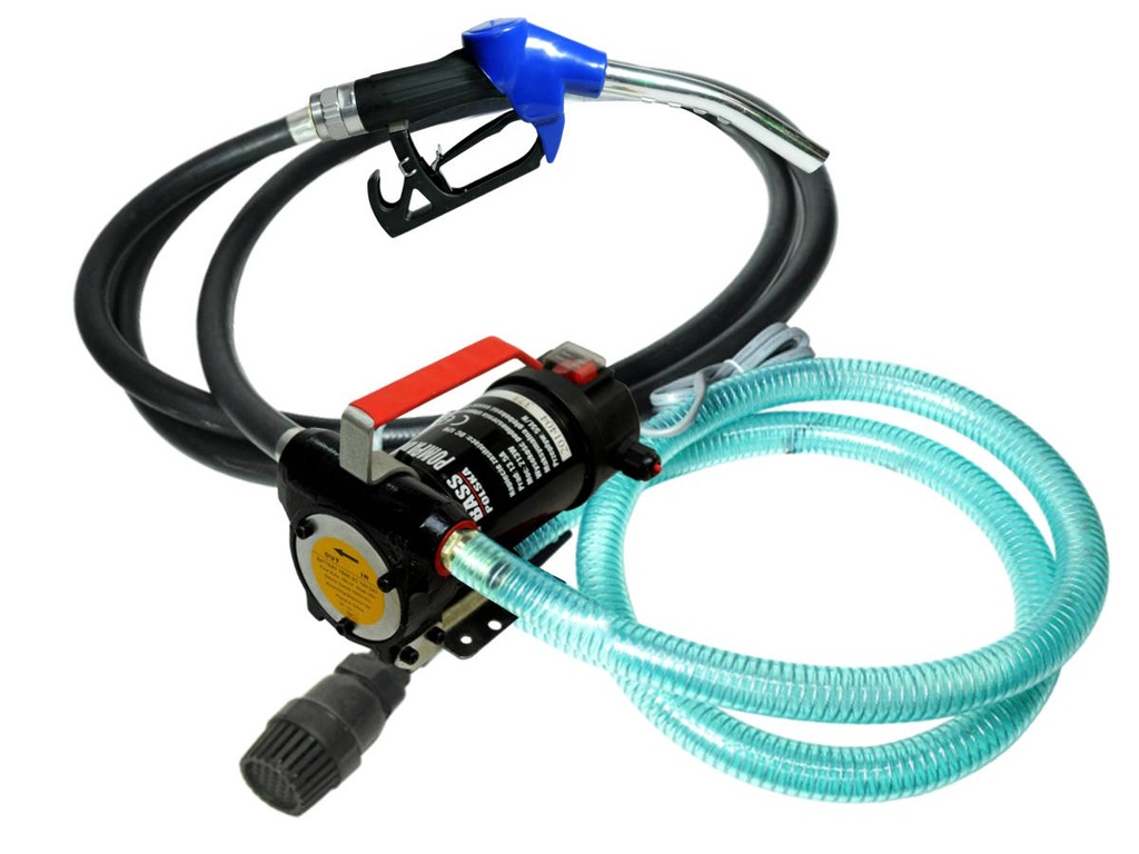 POMPA DO PALIWA OLEJU CPN 12V PISTOLET ZVA 2 WĘŻE