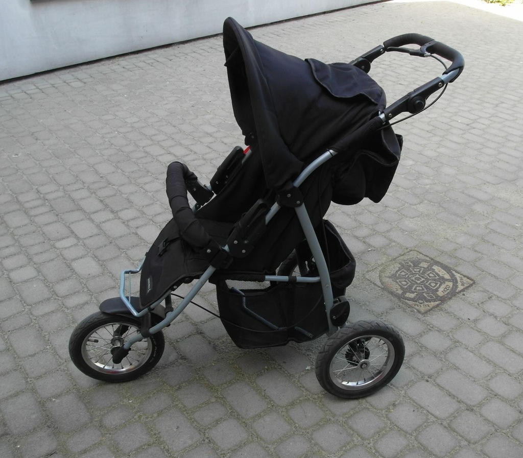 wózek do biegania, jogger  ZEKIWA czarny.