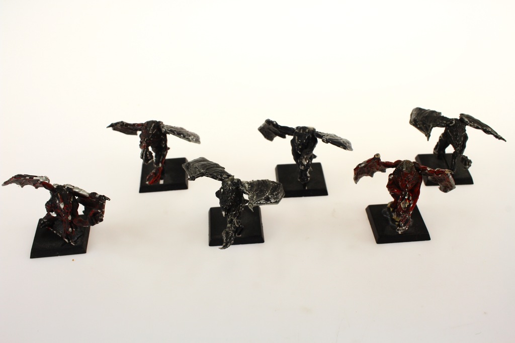 Warhammer Chaos Furies zestaw 6 figurek metal