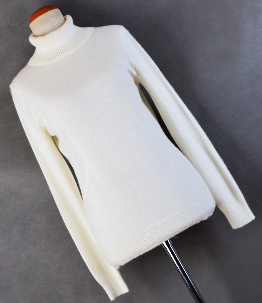 Stile Benetton Angora Blend Krem Golf M