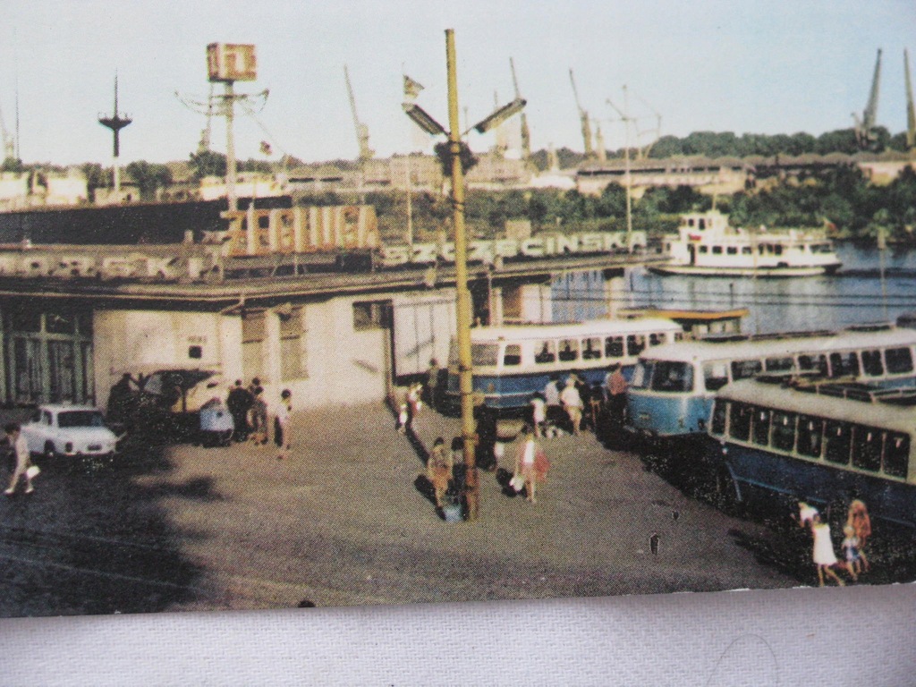 Wąziutka-SZCZECIN-DWORZEC MORSKI 67r-STARY AUTOBUS