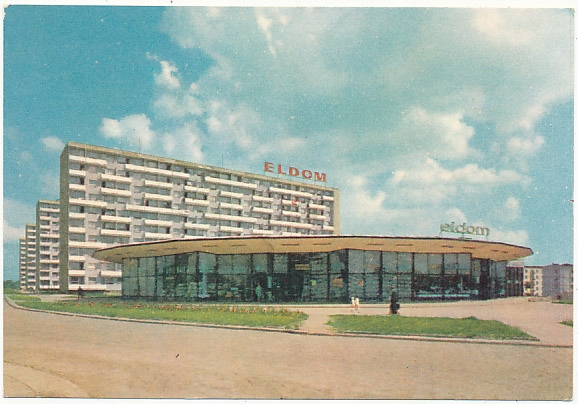 Łódź Osiedle 1 Maja sklep ELDOM neon