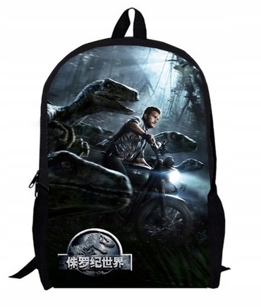 Nowy Plecak Szkolny jurassic park world Dinosaury