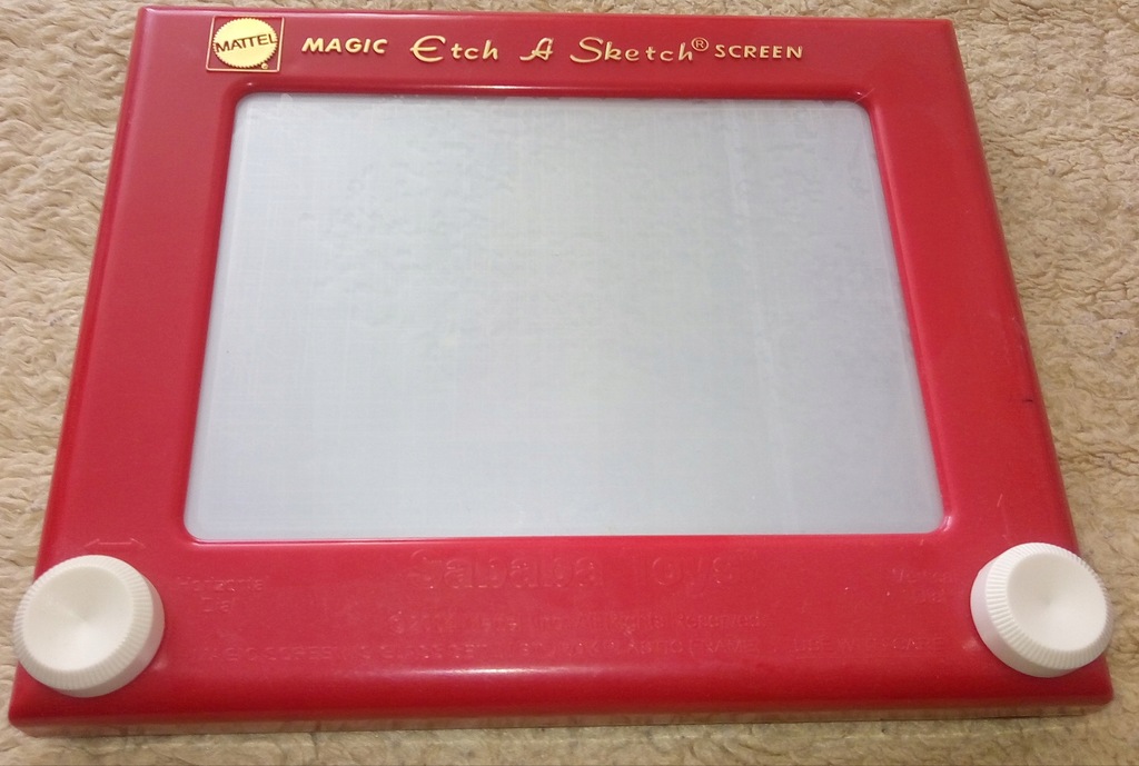 Magic etch sketch Magiczna tablica znikopis
