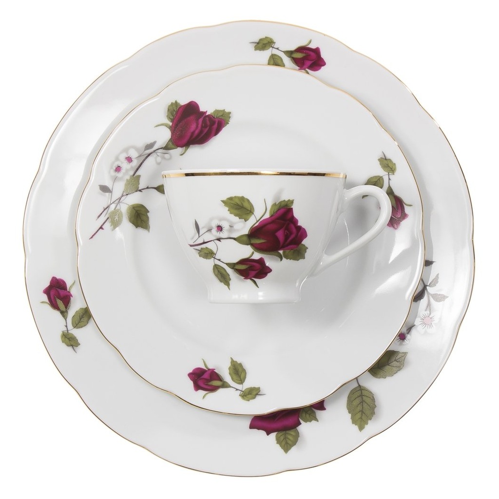 5280 SERWIS KAWOWY 12/39 FESTON ĆMIELÓW PORCELANA