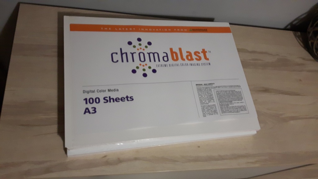 Papier ChromaBlast A3 - 100 arkuszy OKAZJA
