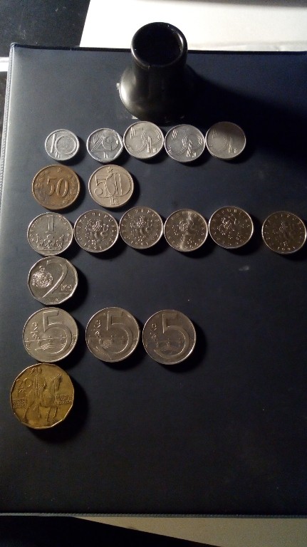 zestaw monet czechy