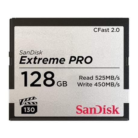 SanDisk CFast Extreme PRO 128GB 515 MB/s 3433x FV