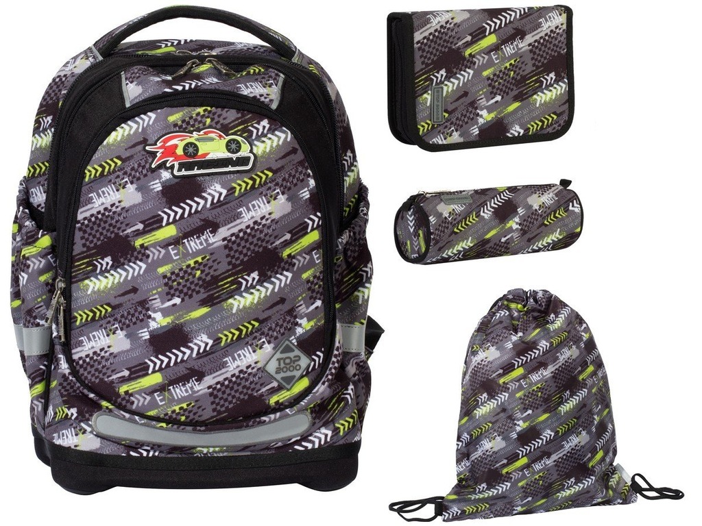 PLECAK ERGONOMICZNY ALCOR RACING AUTA + WYPRAWKA!