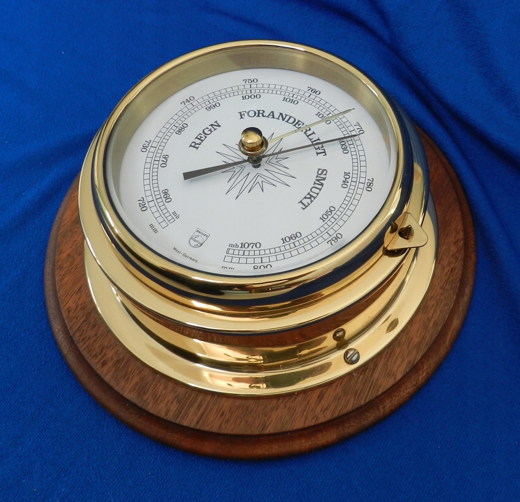 HIGH-END BAROMETR MARYNISTYCZNY JACHT DOM PHILIPS