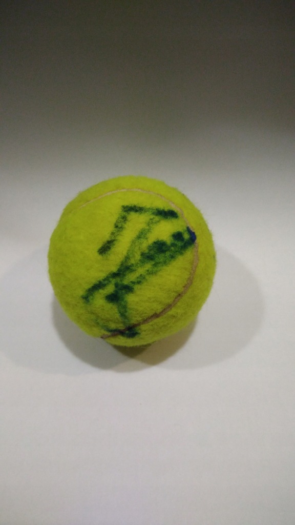 Autograf piłka Tretorn Jerzy Janowicz - tenis