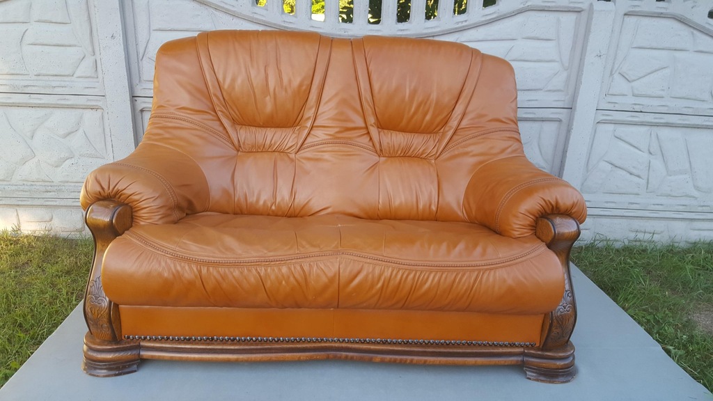 Sofa kanapa skórzana holenderska WYSYŁKA !
