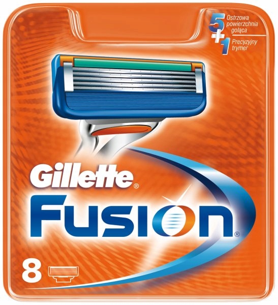 Wkłady do maszynek Gillette Fusion (8 sztuk)