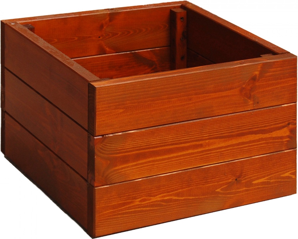 Donica drewniana 40 x 40 cm teak
