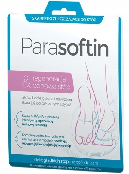 Parasoftin skarpetki złuszczające do stóp 1 para