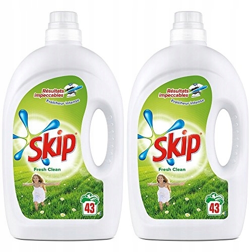 PŁYN DO PRANIA SKIP 3,01L NA 43 PRAŃ 2 SZTUKI