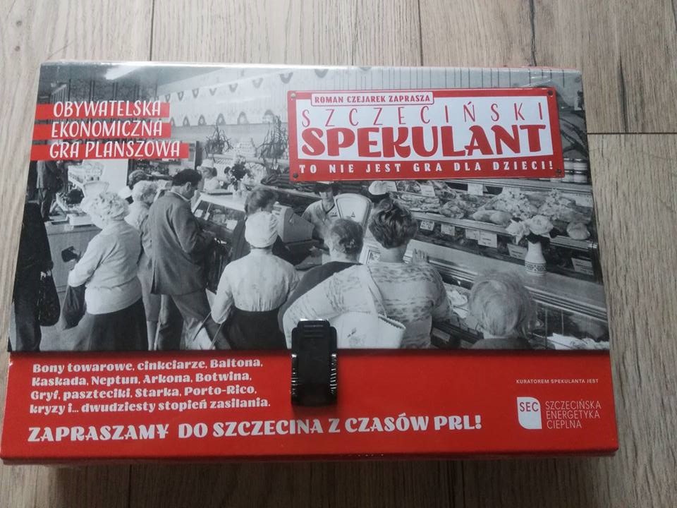 SZCZECIŃSKI SPEKULANT. PLANSZOWA GRA EKONOMICZNA.
