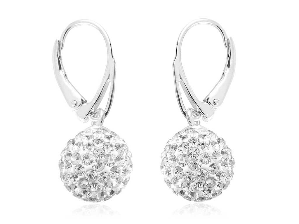 KULKI SHAMBALLA 12MM KOLORY SREBRO PR. 925