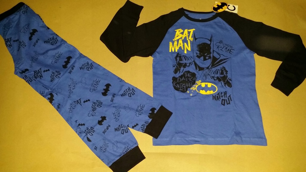 piżama, piżamka 122/128cm, KappAhl, Batman