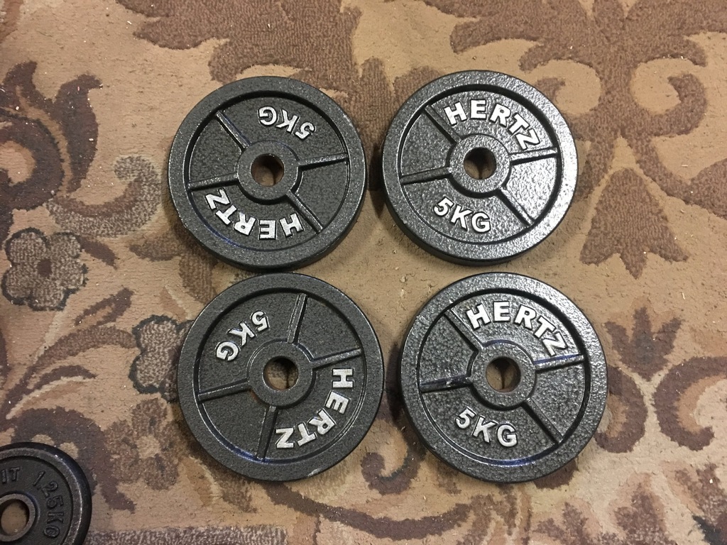 Obciążenie żeliwne Hertz 4 x 5kg 29mm
