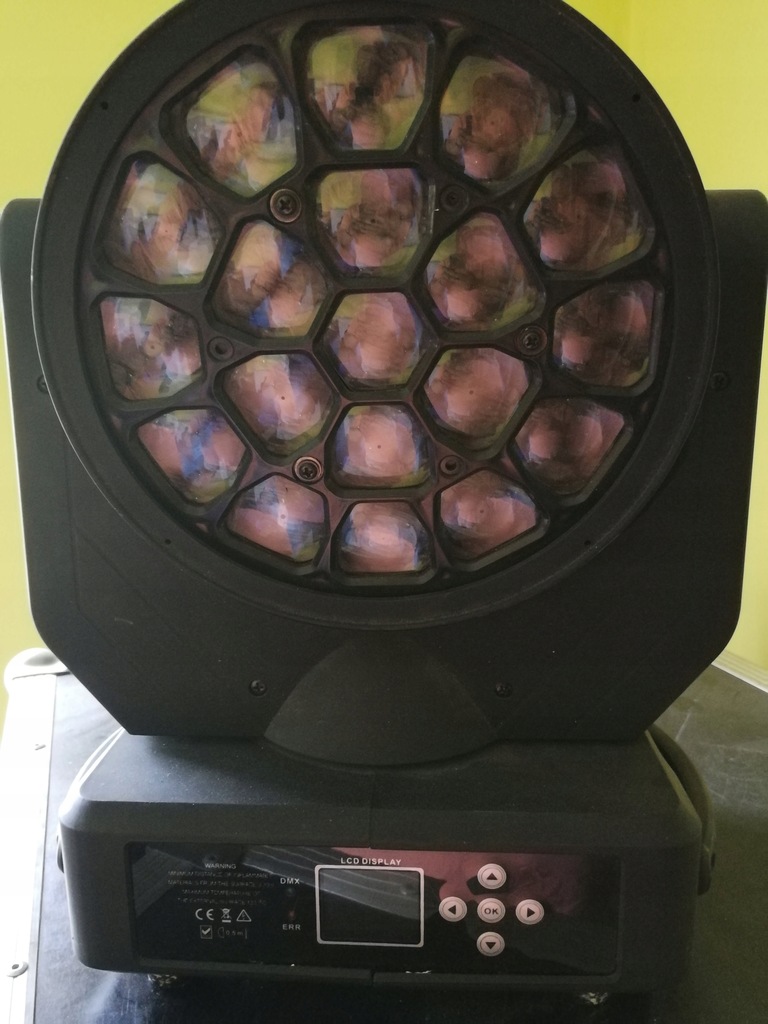 2 szt. BEE EYE Moving Head Wash 19x15W Dla Dj