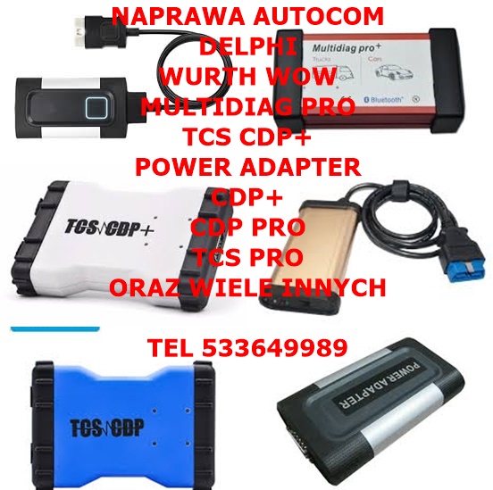 NAPRAWA AUTOCOM CDP PRO CDP+ DELPHI DS150 TCS INNE