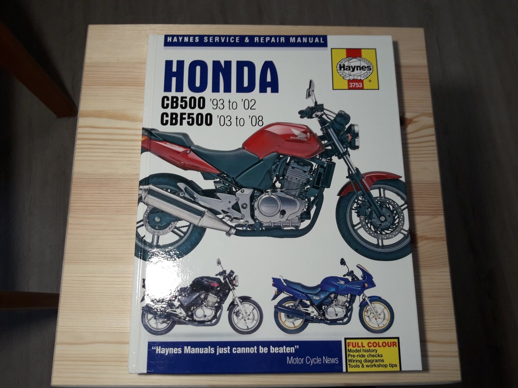 Honda CBF500 i CB500  instrukcja servis manual