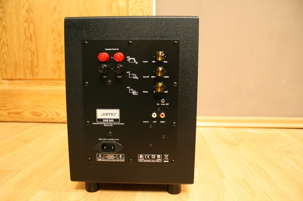 Subwoofer aktywny Jamo Sub 200 kolumna czarny 7632218486 oficjalne