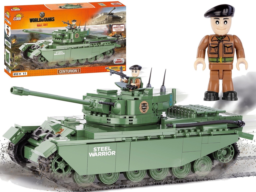 COBI Army WORLD OF TANKS CZOŁG CENTURION I Klocki