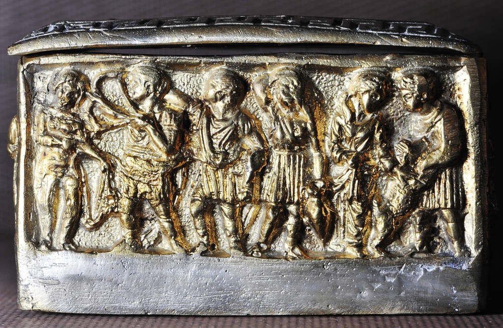 PYXIS rzymska puszka SREBRO ZŁOCONE 1.3 kg! 7692615847 oficjalne