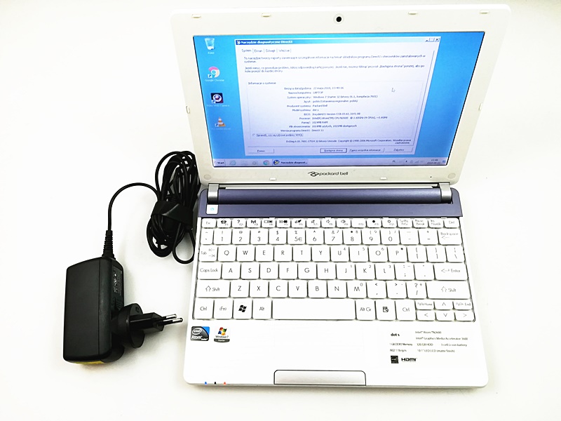 NETBOOK PACKARD BELL DOT S / ATOM N2600 1RAM 320G