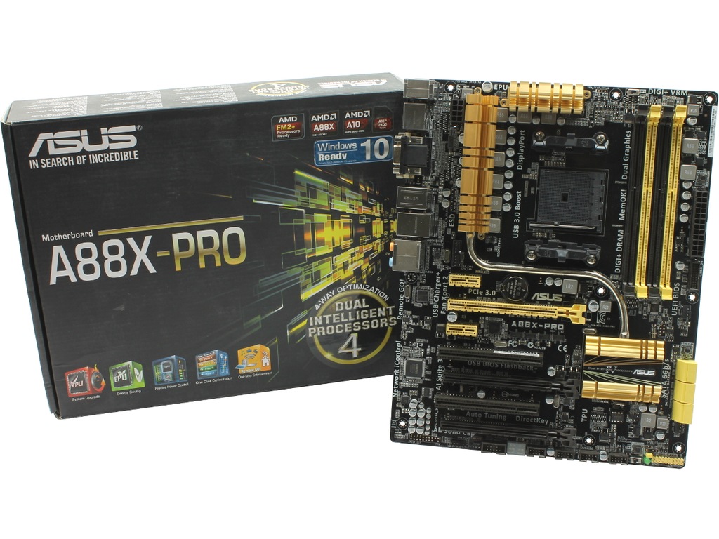 PŁYTA GŁÓWNA ASUS A88X-PRO FM2+ DDR3 FV GW