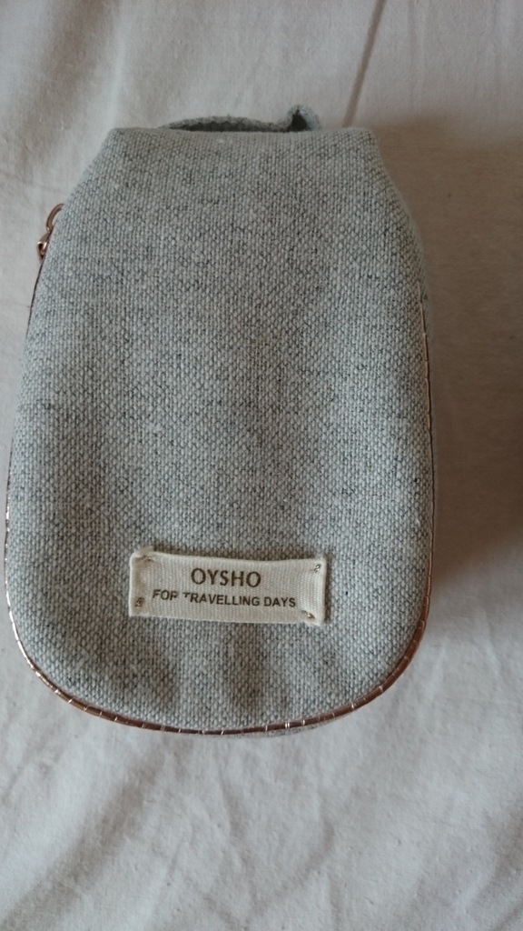 OYSHO etui saszetka kosmetyczka szara