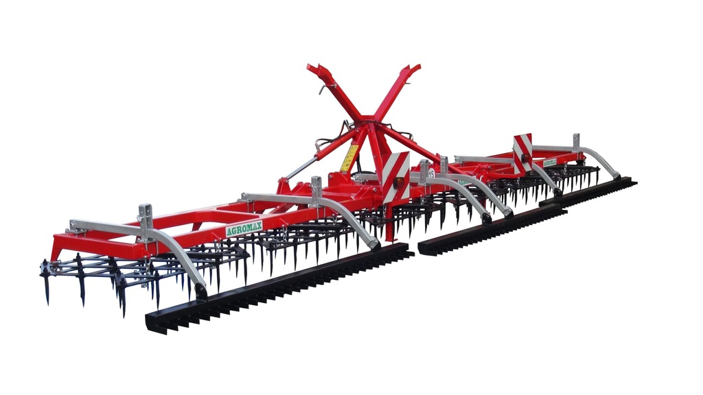 Brony polowe składane hydraulicznie 8.4 m z włóką
