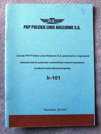 Ir-101  Zasady PKP PLK S. A. planowania i organiza