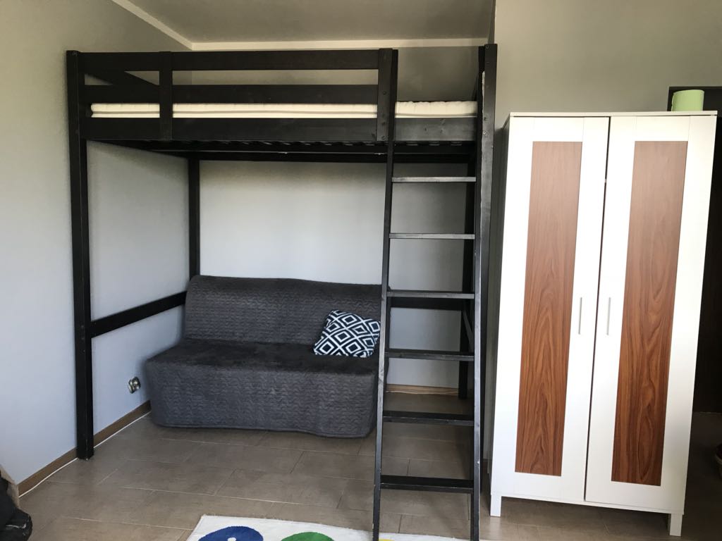 Łóżko piętrowe Ikea 140x200 cm bez materaca