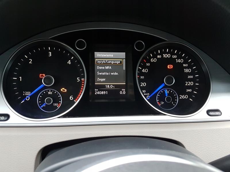 Licznik kolor premium VW Passat B6 B7 polskie menu