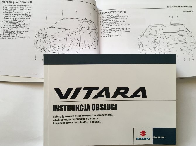 Suzuki Vitara 2015 -18 polska instrukcja obsługi