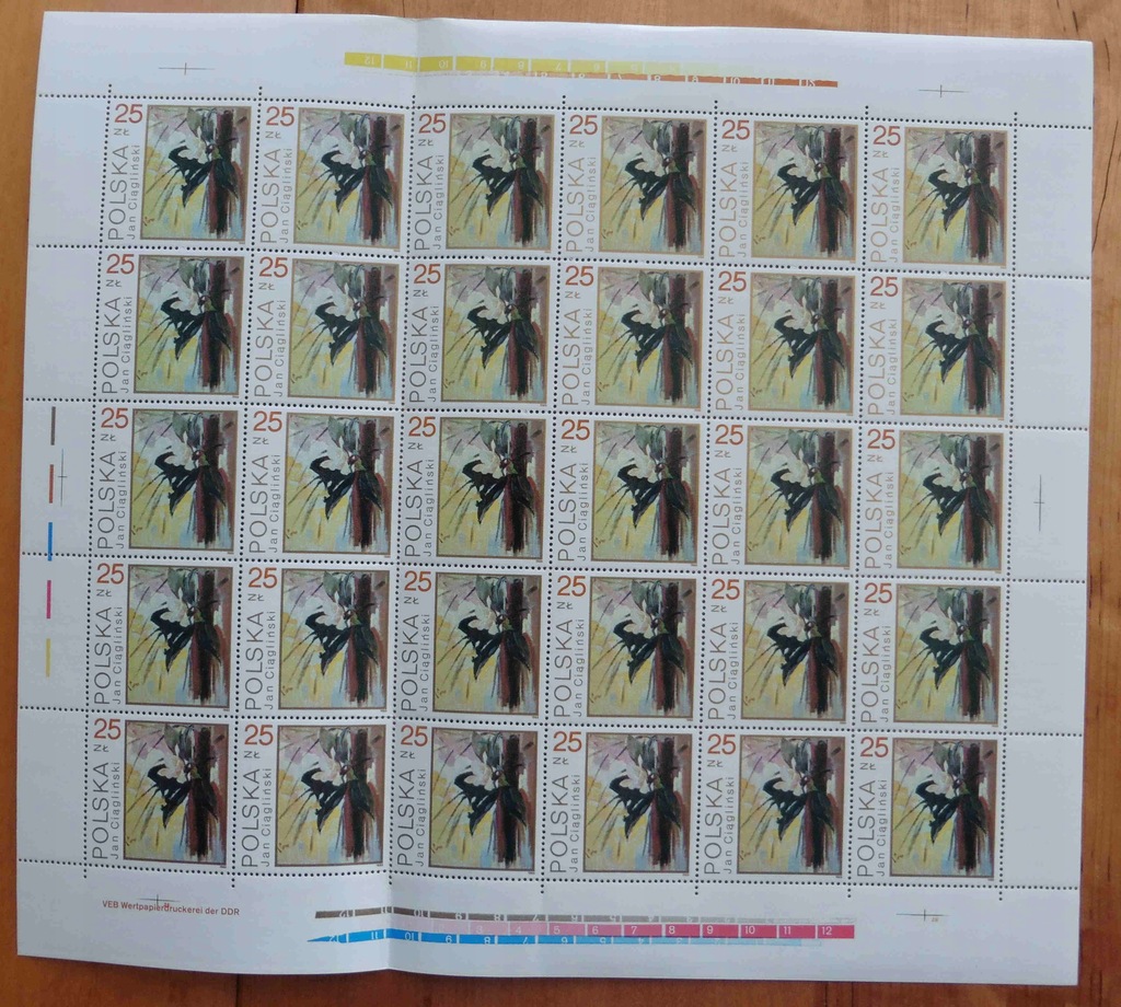 Arkusze 3089 - 3096 ** Kwiaty w malarstwie polskim