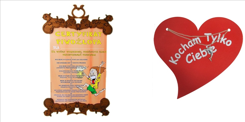 DYPLOM CERTYFIKAT PIWOŻŁOPA PREZENT + GRATIS